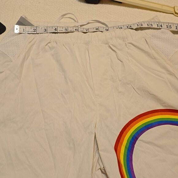 Lululemon LGBTQ rainbow shorts size large - Picture 4 of 9